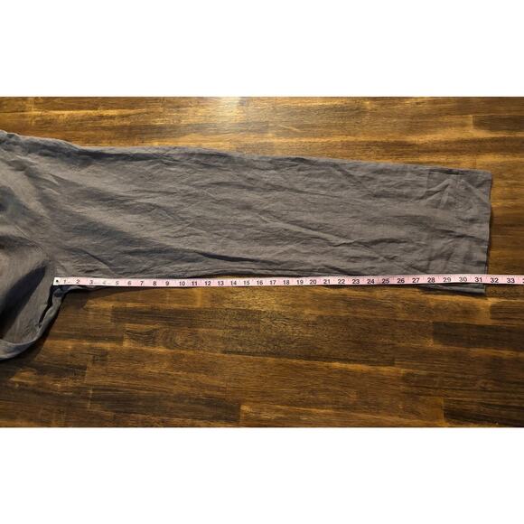 Bryn Walker Women’s Small 100% Linen Pants Pull On Wide Straight Leg High Rise - Picture 11 of 12